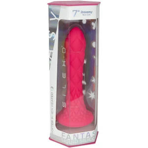 SILEXD - DILDO DA SOGNO FANTASY SILICONE LIQUIDO TERMOREATTIVO FUCSIA 18,5 CM
